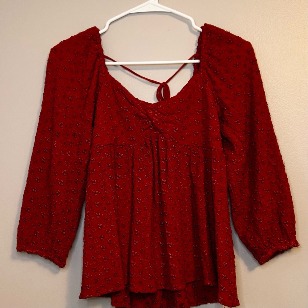 American Eagle Outfitters Peasant Top — Size XS